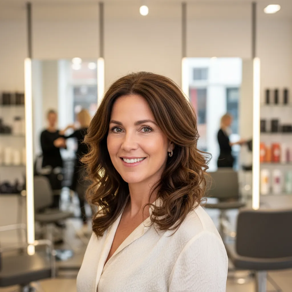 Dameskapsel — gestylde vrouw in de salon